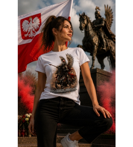 KOSZULKA DAMSKA PATRIOTYCZNI  BHO HUSARIA